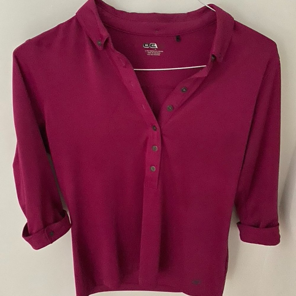 Fuchsia dress shirt size M